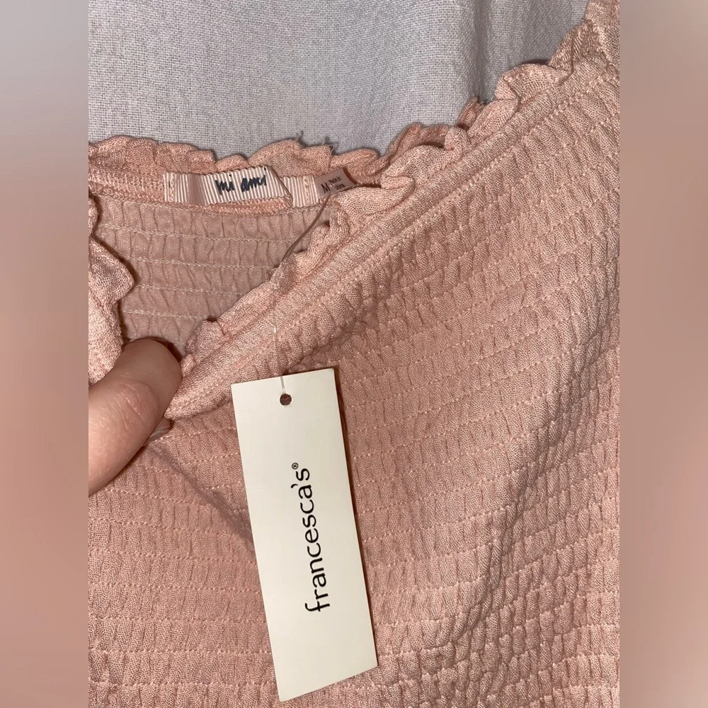 Francesca’s - Lana Smock Top Romper - Picture 9 of 10